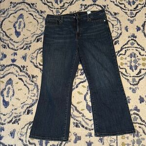 Banana Republic Blue cropped Boot Cut Jeans